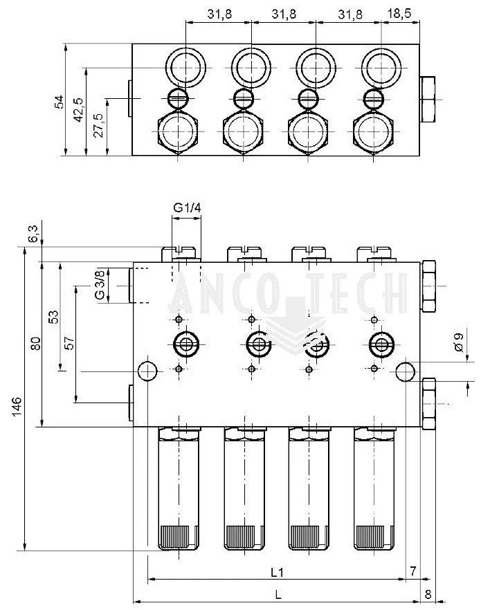 DUAL-LINE DIVIDER VSL 4-KR