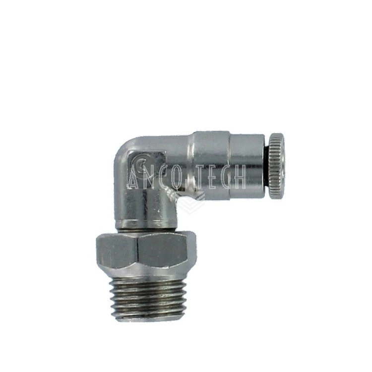 ELBOW PUSH-IN CONNECTOR WEDK4 1/8" ROTATABLE