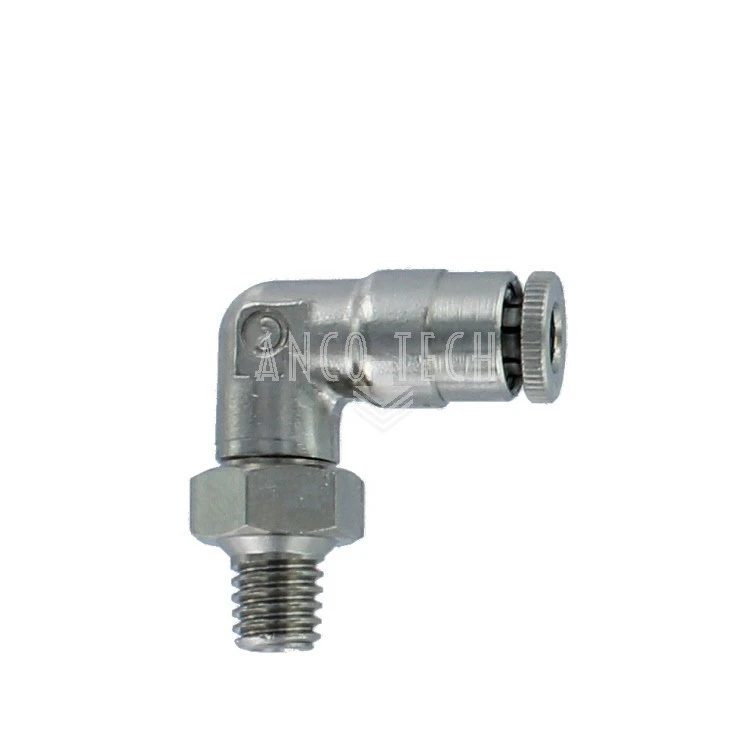 ELBOW PUSH-IN CONNECTOR WEDK4 M6x1 ROTATABLE