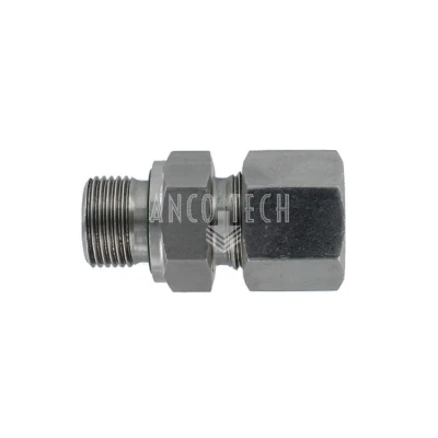 STRAIGHT CONNECTOR GE10S 3/8 BSP SS