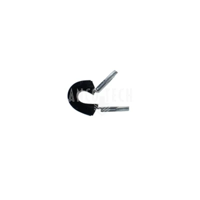TUBE CLAMP WITH RUBBER LINING 4MM
