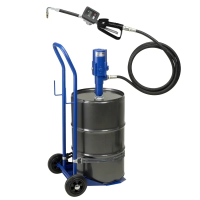 PRO OIL PUMP SET MOBILE 3:1 60L WITH HOSE AND DIGITAL GUN