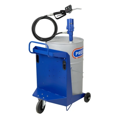 PRO OIL PUMP SET MOBILE 3:1 200L WITH HOSE AND DIGITAL GUN