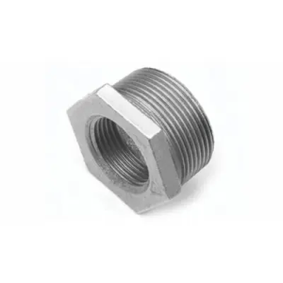 MALLEABLE IRON BUSHING REDUCER 2" X 1" BSPT