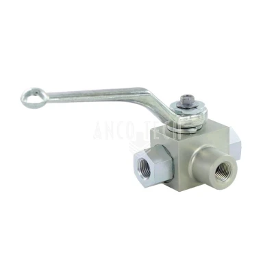 HP 3 WAY BALL VALVE BSP 1/4 L-BORE