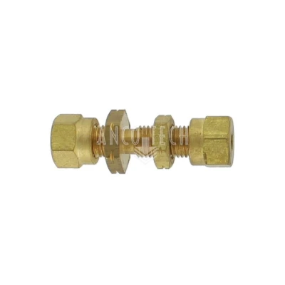 STRAIGHT BULKHEAD CONNECTOR SV4LL BRASS