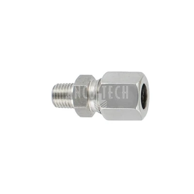 STRAIGHT CONNECTOR GE8LL M8X1 SS