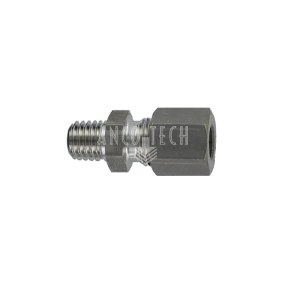 STRAIGHT CONNECTOR GE6LL M8X1.25 SS