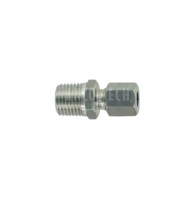 STRAIGHT COUPLER GE6LL 1/4 BSPT STAINLESS STEEL