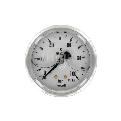 GAUGE Ø63 0-100BAR 1/4-A