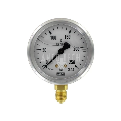 GAUGE Ø63 0-250BAR 1/4-O