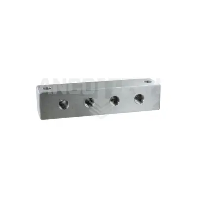 GREASE NIPPLE BLOCK 4 CONNECTIONS 1/4" STAINLESS STEEL