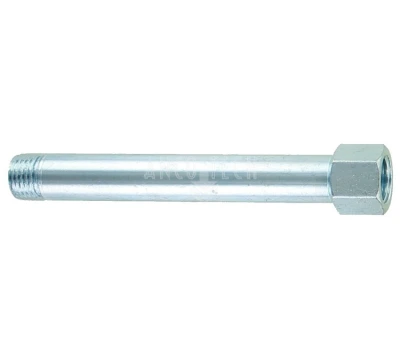 EXTENSION NIPPLE BSPT 1/4 BU X 1/4 BSP ID L=105MM