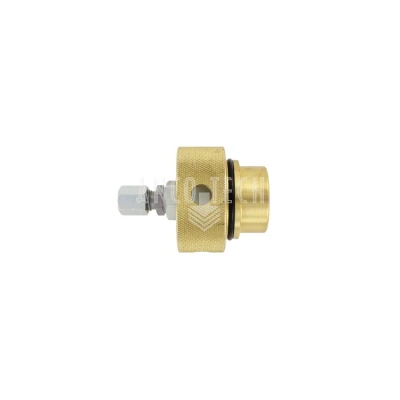 PLUG FOR SCREW COUPLING WITH RETURN PORT