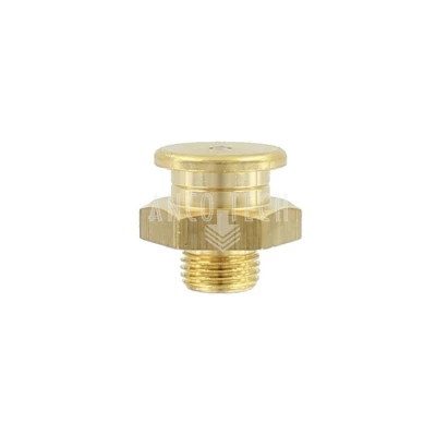 BUTTONHEAD NIPPLE 16MM 1/8" BRASS