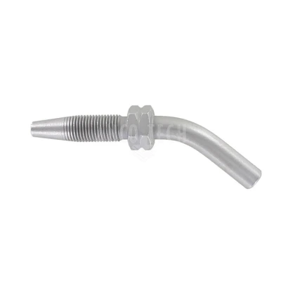 HOSE STUD EXTRA SHORT 6MM ANGLED 45° HD HOSE 8.6x4