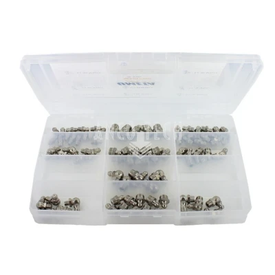 ASSORTMENT GREASE NIPPLES 80 PIECES SS
