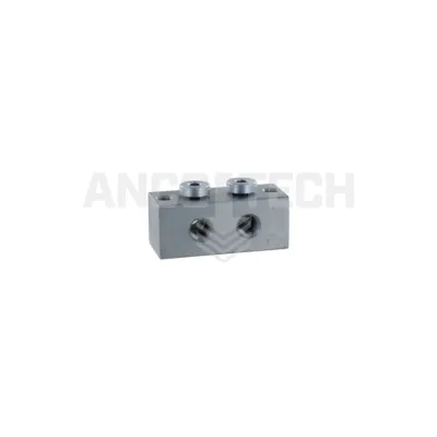 GREASE NIPPLE BLOCK T-BORING 2 CONNECTIONS M10x1