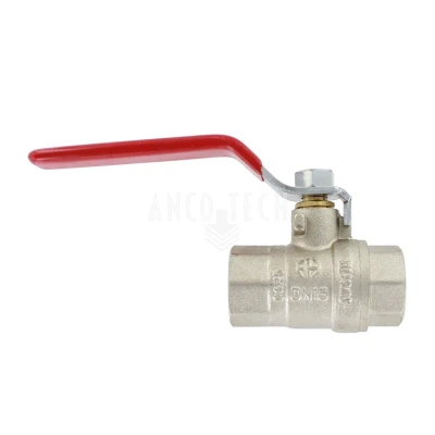 BALL VALVE NICKEL PLATED BRASS 1/2"