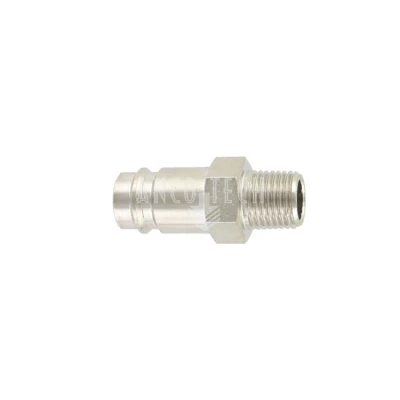 HIGH FLOW COUPLER NIPPLE 1/4 MALE