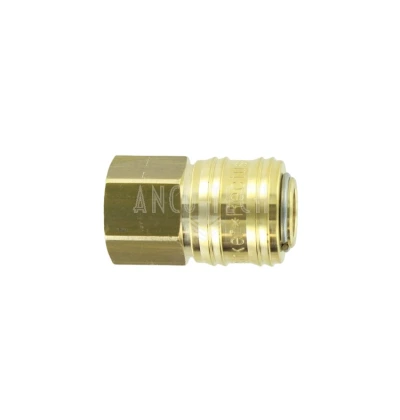 EURO QUICK CONNECTOR 1/4 BI BRASS