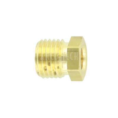 Brass union nut for 8 mm tubing