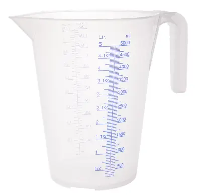 PRESSOL MAATBEKER-PP 5 L TRANSPARANT 07065