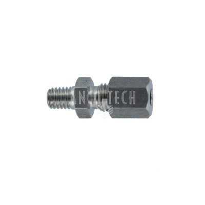 STRAIGHT CONNECTOR GE4LL M6X1 SS