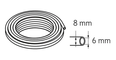 TUBE PA12 8X1 NATURAL
