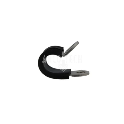 Tube clamp with rubber lining 8MM SS