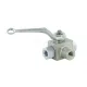 HP 3 WAY BALL VALVE BSP 1/4 L-BORE