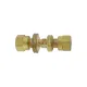STRAIGHT BULKHEAD CONNECTOR SV4LL BRASS