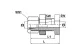 RIGHT COUPLING 6L WITH GREASE NIPPLE