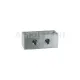 GREASE NIPPLE BLOCK 2 CONNECTIONS 1/8" STAINLESS STEEL