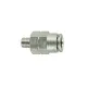 RIGHT PUSH-IN COUPLING GEK1/4 - 1/4 UNF