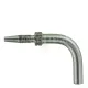 Stainless steel pipe end 8 mm, angled for HD hose 8.6x4