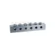 Grease nipple block T-bore 6 outlets M10x1