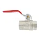 BALL VALVE NICKEL PLATED BRASS 3/4"