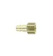 EURO INSERT NIPPLE 1/4 BI BRASS