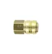 EURO QUICK CONNECTOR 1/4 BI BRASS
