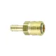 EURO QUICK CONNECTOR 10MM PILLAR BRASS