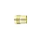Single brass clamping ring 8 mm