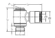 90° ANGLED PUSH-IN COUPLER WEDZ4 M6x0.75 ROTATING