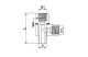 BANJO L-COUPLING 1/8 BSP