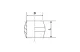 DOUBLE CUTTING SLEEVE 4MM SS
