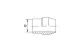 SINGLE BRASS CUTTING SLEEVE 4MM