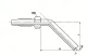 Pipe End 8MM Angled for HD Hose 11.3x6.3