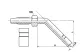HOSE STUD 6MM 45° ANGLE FOR HP HOSE 8.6x4
