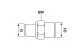ADAPTER 1/2 X 3/4 BSP M