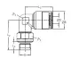 90° ANGLED PUSH-IN COUPLER WEDZ4 M3 SWIVEL